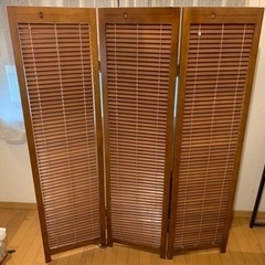 【値下げ】男前　木製ブラインドパーティション