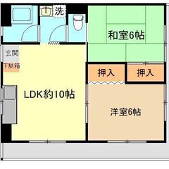 エレベーター付き2LDK角部屋！！