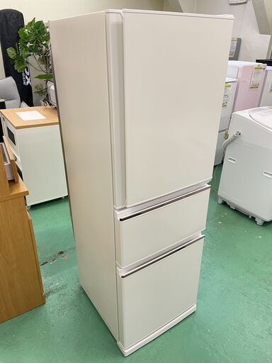 ★三菱★ 3D冷凍冷蔵庫 272L 2020年 MC-CX27E-W 自動製氷機能 MITUBISHI 新生活 キッチン 生活家電 福島 郡山市 a