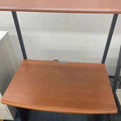 【オフィス用としても】木目調デスク　配送可能(1,000円にて大...