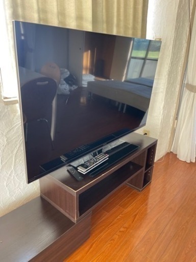 ‼️至急退去10/3まで‼️処分‼️テレビ50型+テレビ台+アンテナ‼️