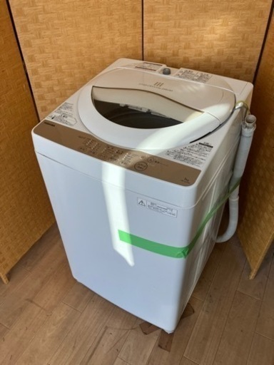 【引取】東芝 TOSHIBA 全自動洗濯機 5.0kg AW-5G3-W 全自動洗濯機 2016年製