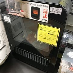 暖炉型セラミックヒーター TEKNOS TD-S1201　※動作...