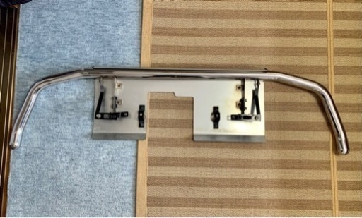 デリカ D5 前期 フロント バンパーガード アンダーガード 純正 オプション