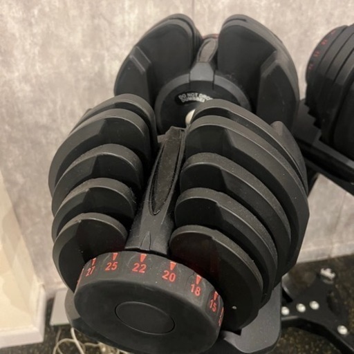 可変式ダンベル40kg2個セット　専用台付き