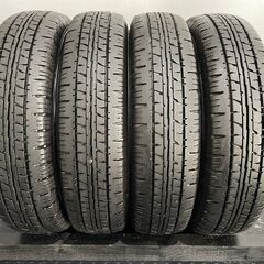 DUNLOP ENASAVE VAN01 155/80R14 88/86N LT 14インチ 夏タイヤ 4本 19年製 バリ溝 サクシード プロボックス等　(MTM238)