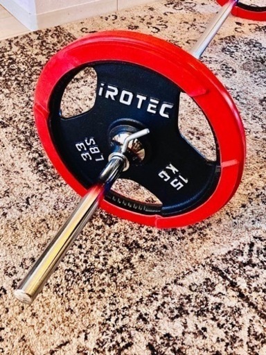 i ROTEC  バーベル40kg　ダンベルバーベルトレーニング