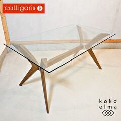 イタリアのCalligaris(カリガリス)社のTOKYO(トーキョー) ダイニングテーブルです。ガラスの透明感とスタイリッシュな脚がポイントの長方形テーブル。モダンなお部屋や北欧スタイルなどに♪DI510