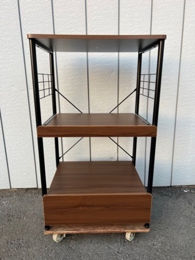 ■レンジ台 キッチンラック■キッチン収納棚 レンジラック■幅60 奥行45 高さ100 cm