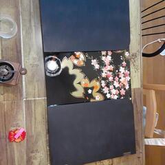 決まりました！最終価格です(σ*´∀｀)屏風　黒　桜

カフェ　モダン　古民家のインテリアに☆
の画像