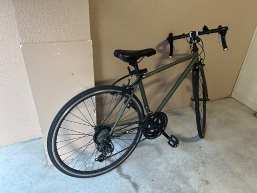 【現物確認後購入可】ロードバイク　鍵付き