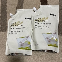 受け渡し者決定　アルコール除菌スプレー詰め替え✖️2