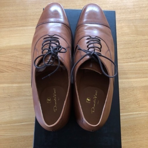 Donato vinci 革靴　ブラウン