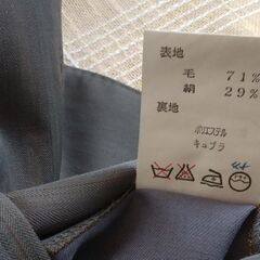 ◆【紳士用・コート】②　　●サイズ/(Ｌ)　　※シルク混ですので、角度によって、品有る光沢が出ます。の画像