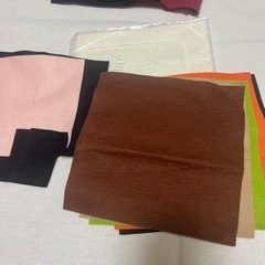 手芸用品　フェルトまとめ売りの画像