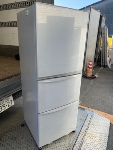北九州市内配送無料　保証付き　東芝 GR-34ZY 冷蔵庫 3ドア 340L 右開き【大型】