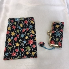 【購入者様決定】ポケットティッシュカバーと印鑑ケース