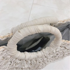 差し上げます🤍お洒落な🫧カゴバッグの画像