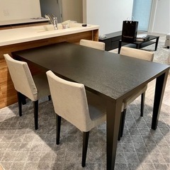 ダイニングテーブルセット 新品 / ダイニングテーブル & イス / 未使用品 / 新品