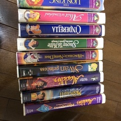 ディズニービデオ（VHS）英語のみ