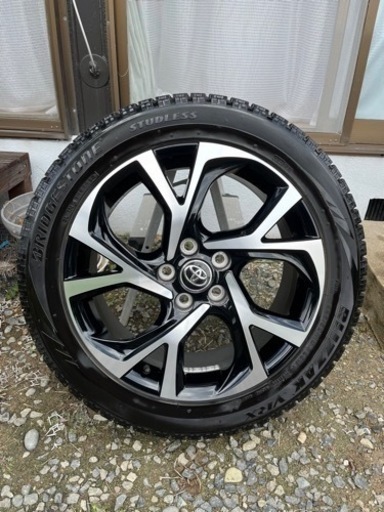 CHR純正アルミホイールにスタットレスタイヤセット