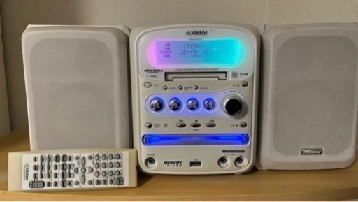 CD MD ラジオ コンポ CA-UXQM7-W 動作品