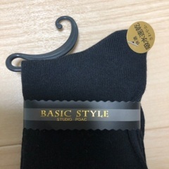 黒のハイソックスの画像