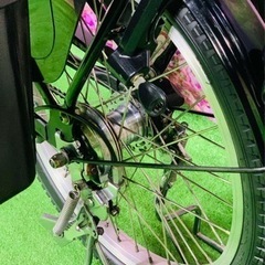 ❶5653子供乗せ電動アシスト自転車Panasonic20インチ良好バッテリーの画像