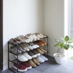 伸縮シューズラックの画像