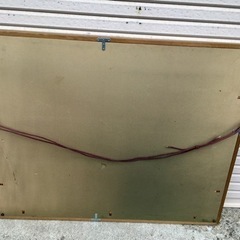 Tc456●札幌市内 配達無料●ニシン 絵画 水彩画 額寸約125.5×101.5cm 日本画 大漁 鰊 大作●USEDの画像