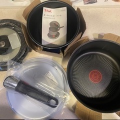 ティファール 直火専用（IH不可） インジニオ･ネオ ロイヤルブルー･インテンス 7点セット（※フライパン•ウォックパンは入っていません）の画像