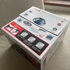 ティファール 直火専用（IH不可） インジニオ･ネオ ロイヤルブルー･インテンス 7点セット（※フライパン•ウォックパンは入っていません）の画像