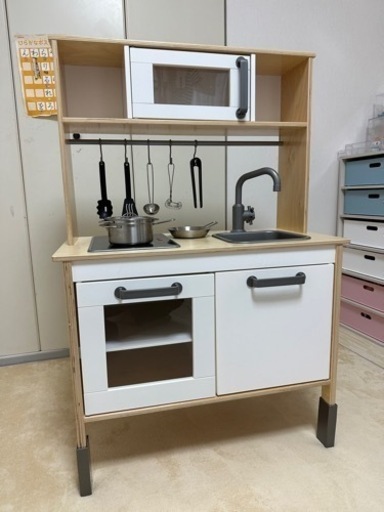 ままごと IKEA DUKTIG おままごとキッチン フルセット 中古美品 IKEA おままごとキッチン DUKTIG その他セット｜Yahoo!フリマ（旧 