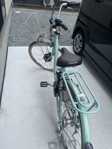 お値下げしました！鍵2本　説明書全てあります。超美品　ブリヂストン　電動自転車　ミントグリーン
