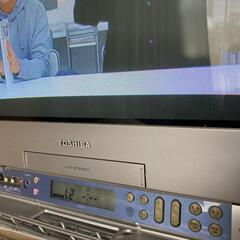 【動作品】ブラウン管テレビ 東芝 21インチ 2001年製 テレビデオ VHSの画像