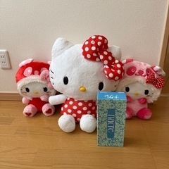 （決まりました）キティー　ぬいぐるみ　3点まとめ売り