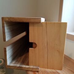 飾り棚になるティッシュケースの画像