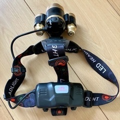 LEDヘッドライト　ゴールドの画像