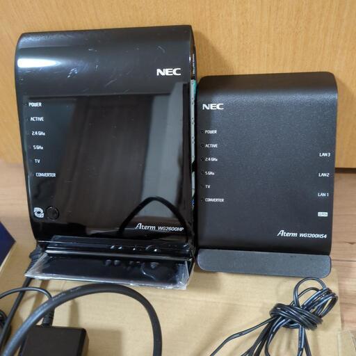①NEC PA-WG2600HP　②NEC Ａterm WG1200HS42台セット