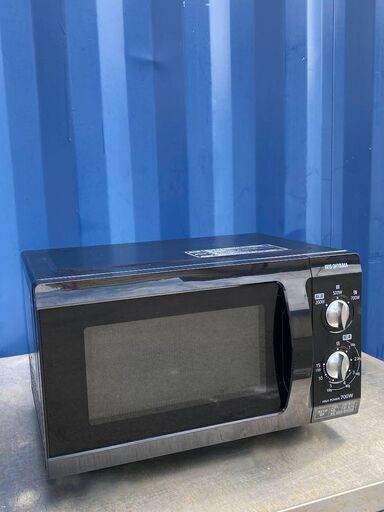 アイリスオーヤマ　電子レンジ　EMO-F518-6-B　19年　60Hz　動作確認済　キッチン家電　人気のブラック　簡易清掃済