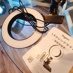 《美品/ほぼ未使用》LEDリングライト の画像