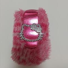 【10月末まで】キティ　ヒョウ柄　ピンク　ポーチ