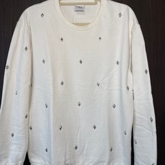 ZARA長袖トレーナー　ホワイト白