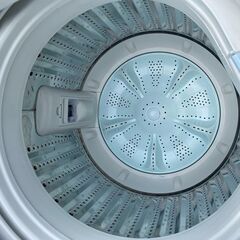 AQUA　全自動洗濯機　5K　高年式　19年製　AQW-GS5E6 動作確認済　簡易清掃済　アクア　洗濯機　の画像