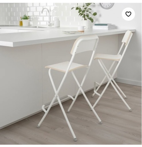 IKEA カウンター用チェア2脚