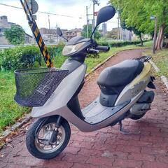 【配送可能&整備済み】ホンダ　ディオ　シルバー　前かご付き　原付...