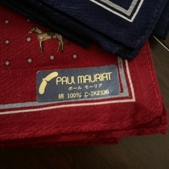 ポールモーリアハンカチ　2枚セット新品の画像