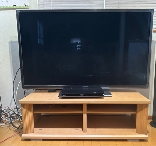 60インチプラズマテレビとブルーレイレコーダー 3D