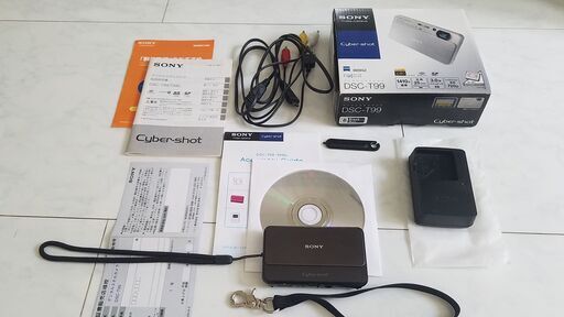 デジタルカメラ Cyber-shot DSC-T99 (B)ブラック　美品　バッテリー含め付属品すべてあり