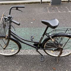 リサイクルショップどりーむ天保山店　No.899　自転車　女性にも乗りやすい24インチ♪　配達可能！の画像
